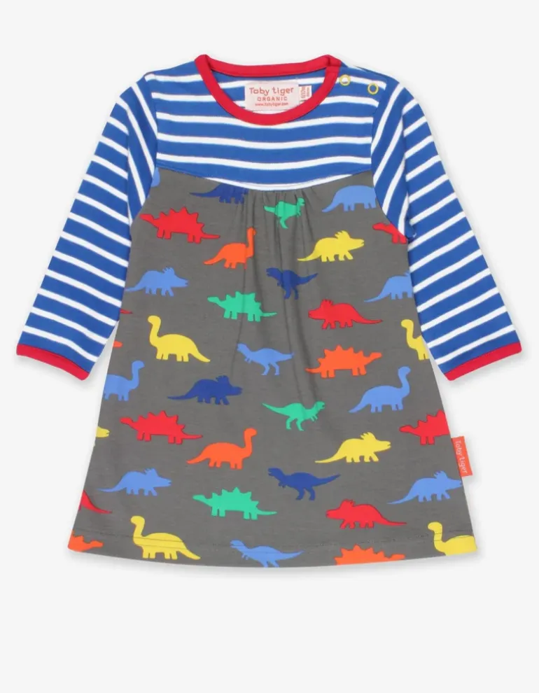 Organic Dinosaur Print Dress