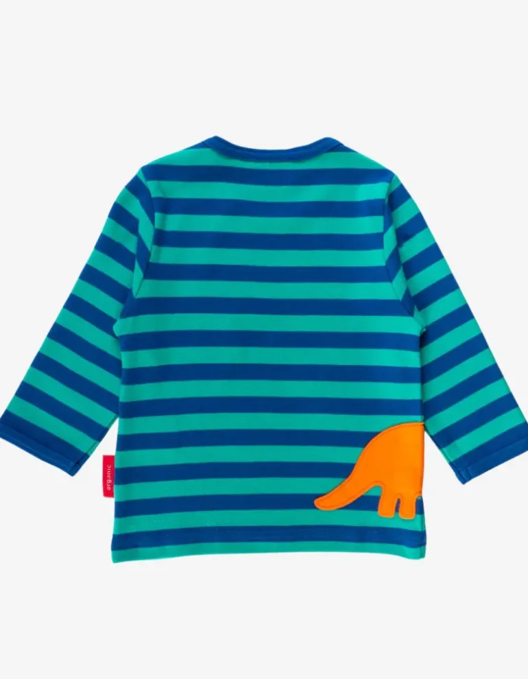 Organic Diplodocus Applique Long-Sleeved T-Shirt