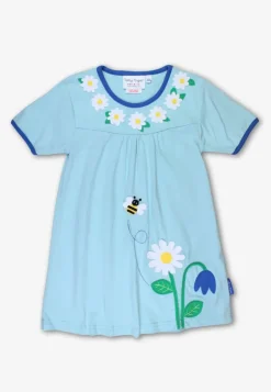 Organic English Garden Applique T-Shirt Dress