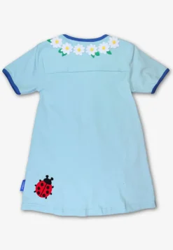 Organic English Garden Applique T-Shirt Dress