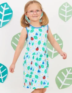 Organic English Garden Print Summer Dress