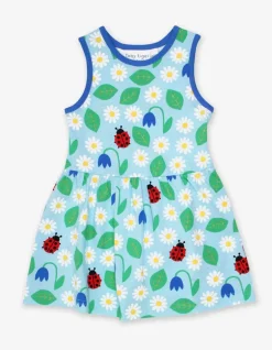 Organic English Garden Print Summer Dress