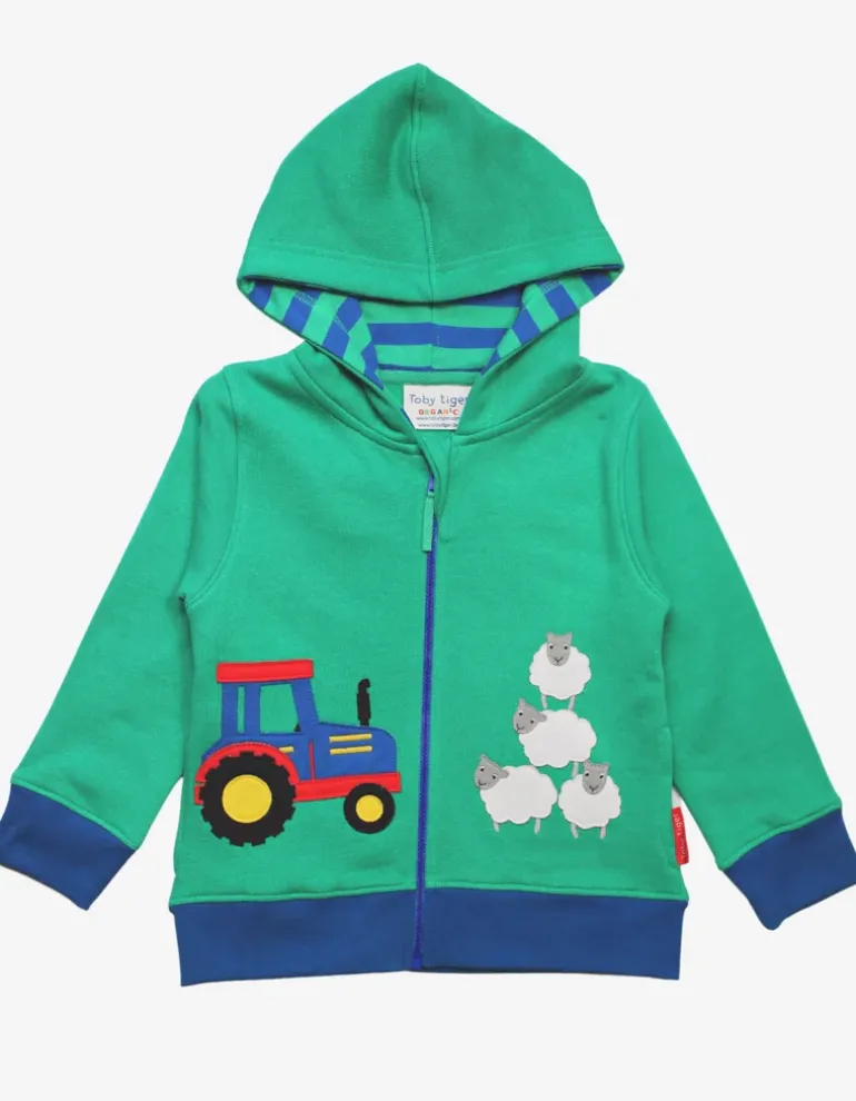 Organic Farm Applique Hoodie