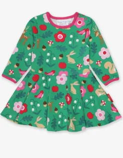 Organic Forest Adventure Print Skater Dress