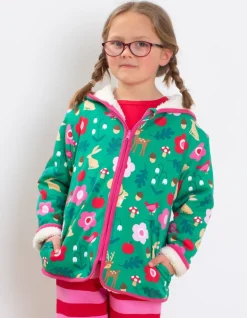 Organic Forest Adventure Fleece Applique Hoodie