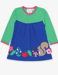 Organic Forest Adventure Applique T-Shirt Dress