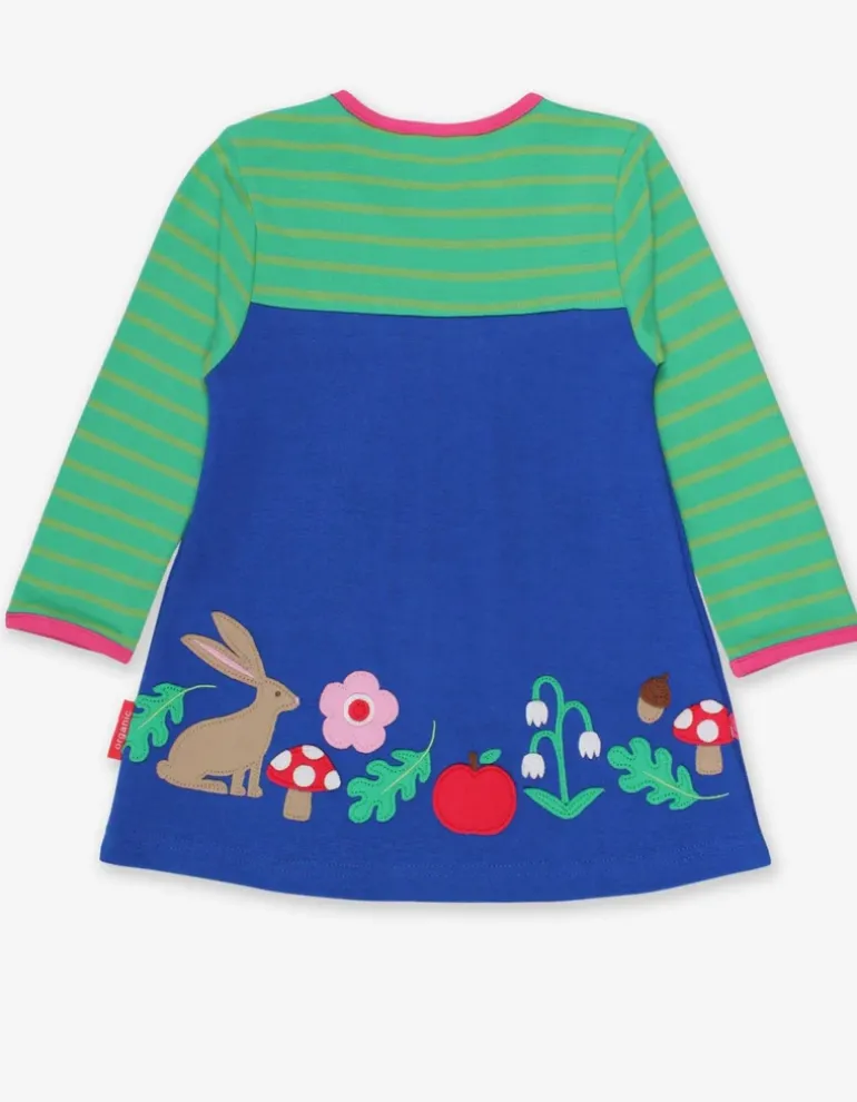 Organic Forest Adventure Applique T-Shirt Dress