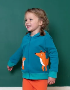 Organic Fox Applique Hoodie