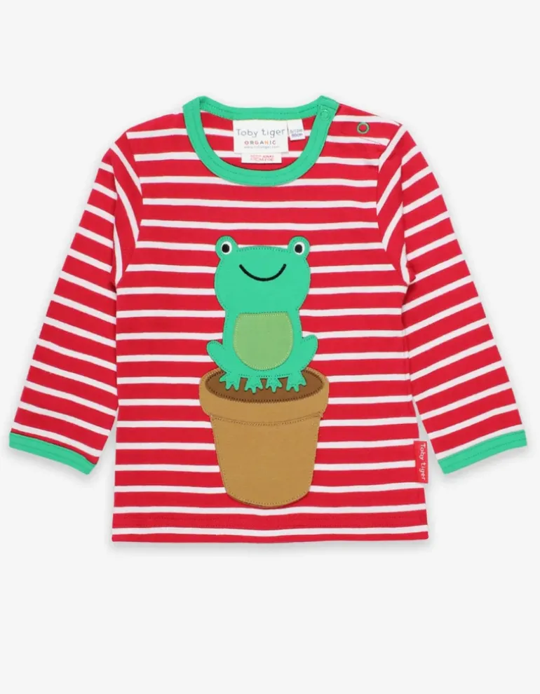 Organic Frog Applique T-Shirt