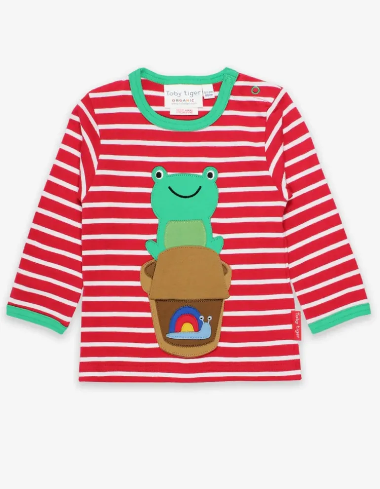 Organic Frog Applique T-Shirt