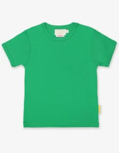 Organic Green Basic Short-Sleeved T-Shirt