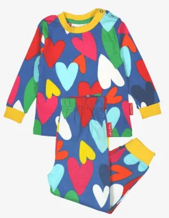 Organic Heart Print Pyjamas