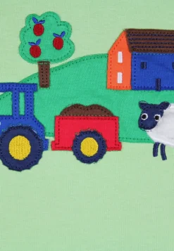 Organic Hillside Applique Short Sleeved T-Shirt