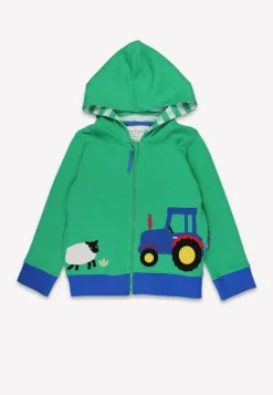 Organic Hillside Applique Hoodie