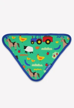 Organic Hillside Farm Print Dribble Bib