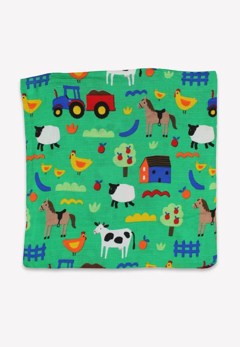 Organic Hillside Print 2 Pack Muslins