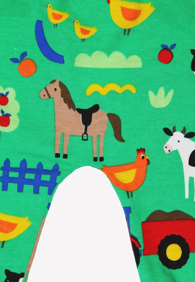 Organic Hillside Print Yoga Pants