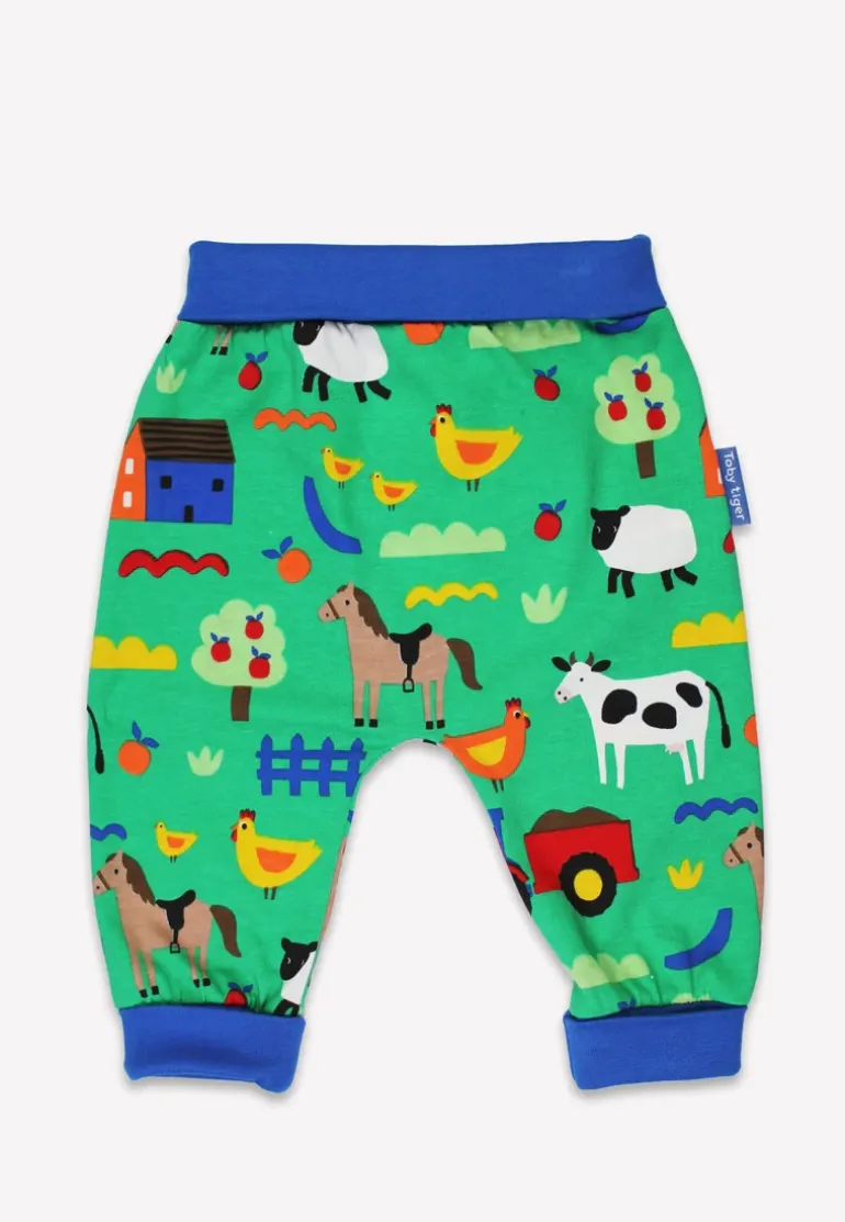 Organic Hillside Print Yoga Pants