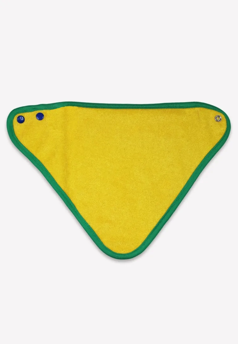 Organic Hillside Tractor Print Dribble Bib