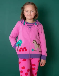 Organic Horse Applique Hoodie