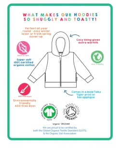 Organic Horse Applique Hoodie