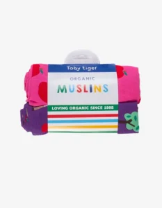 Organic Horse Print Muslin 2-Pack