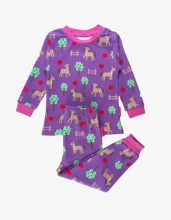 Organic Horse Print Pyjamas