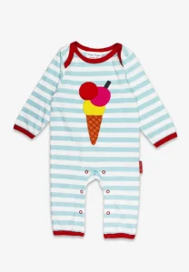 Organic Ice Cream Applique Sleepsuit