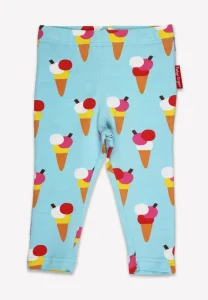 Organic Ice Cream Cones Print Leggings
