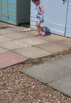 Organic Ice Cream Cones Print Summer Dress