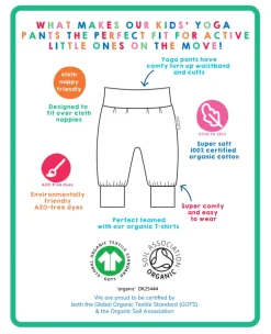 Organic Ice Cream Print Yoga Pants