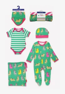 Organic Kitten Print Baby Bundle