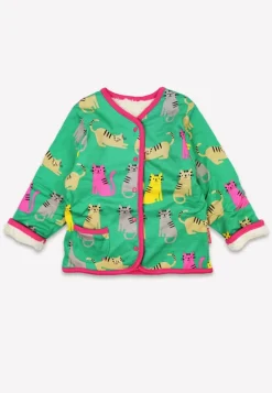 Organic Kitten Print Reversible Jacket