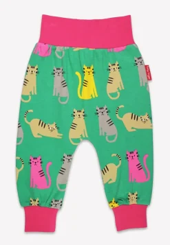 Organic Kitten Print Yoga Pants