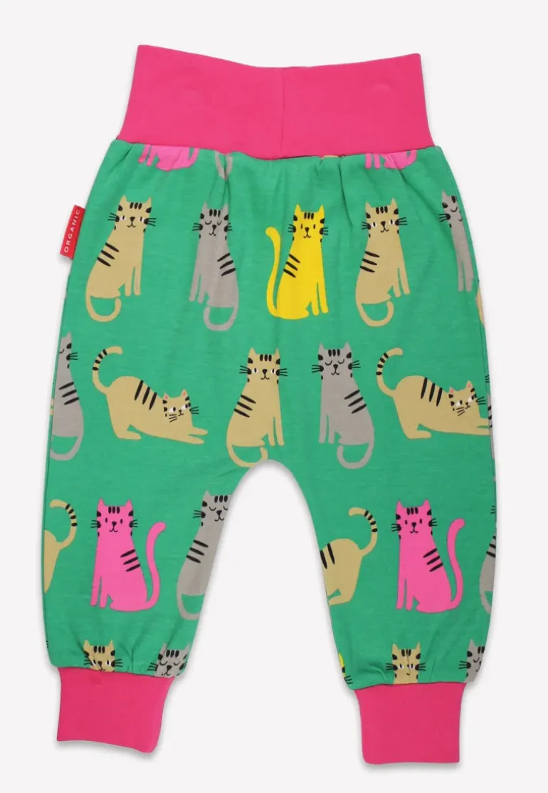 Organic Kitten Print Yoga Pants