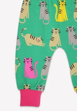 Organic Kitten Print Yoga Pants