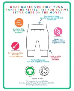 Organic Kitten Print Yoga Pants