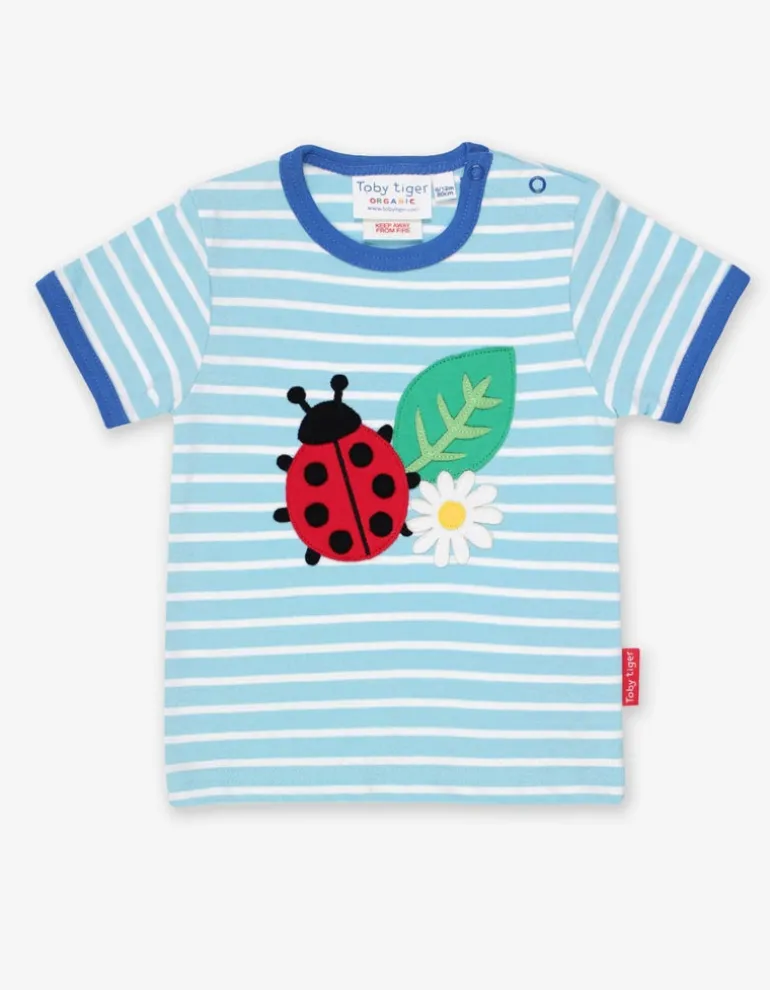 Organic Ladybird Applique T-Shirt