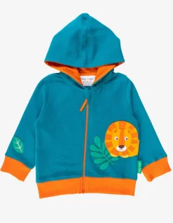 Organic Lion Applique Hoodie