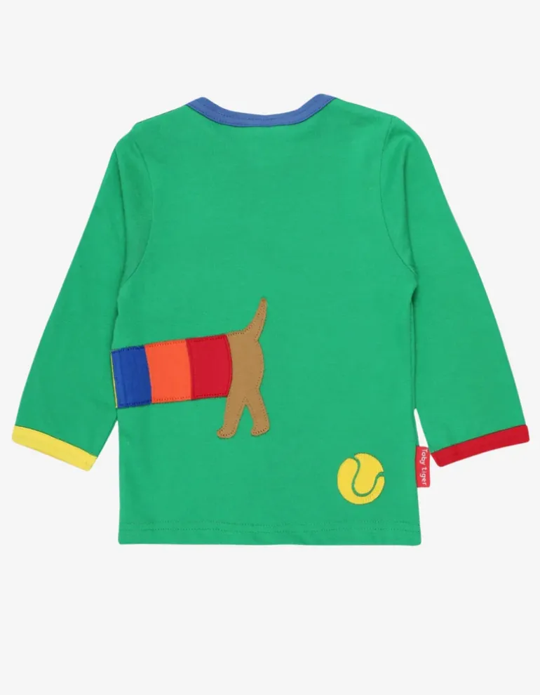 Organic Multi Sausage Dog Applique T-Shirt