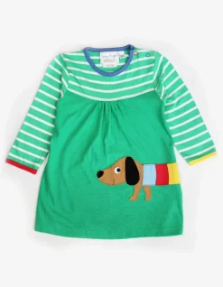 Organic Multi Sausage Dog Applique Dress