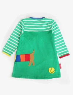 Organic Multi Sausage Dog Applique Dress