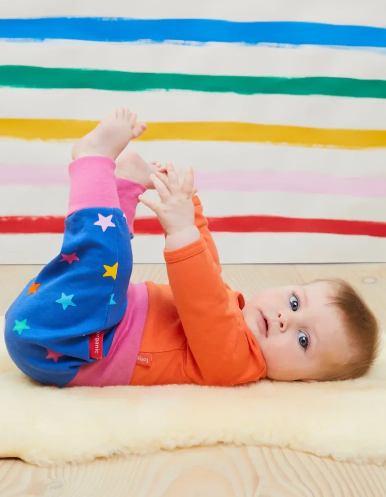 Organic Multi Star Print Yoga Pants