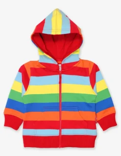 Organic Multi Stripe Hoodie