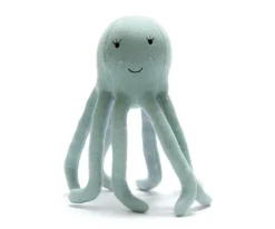 Organic Octopus Soft Toy Sea Green