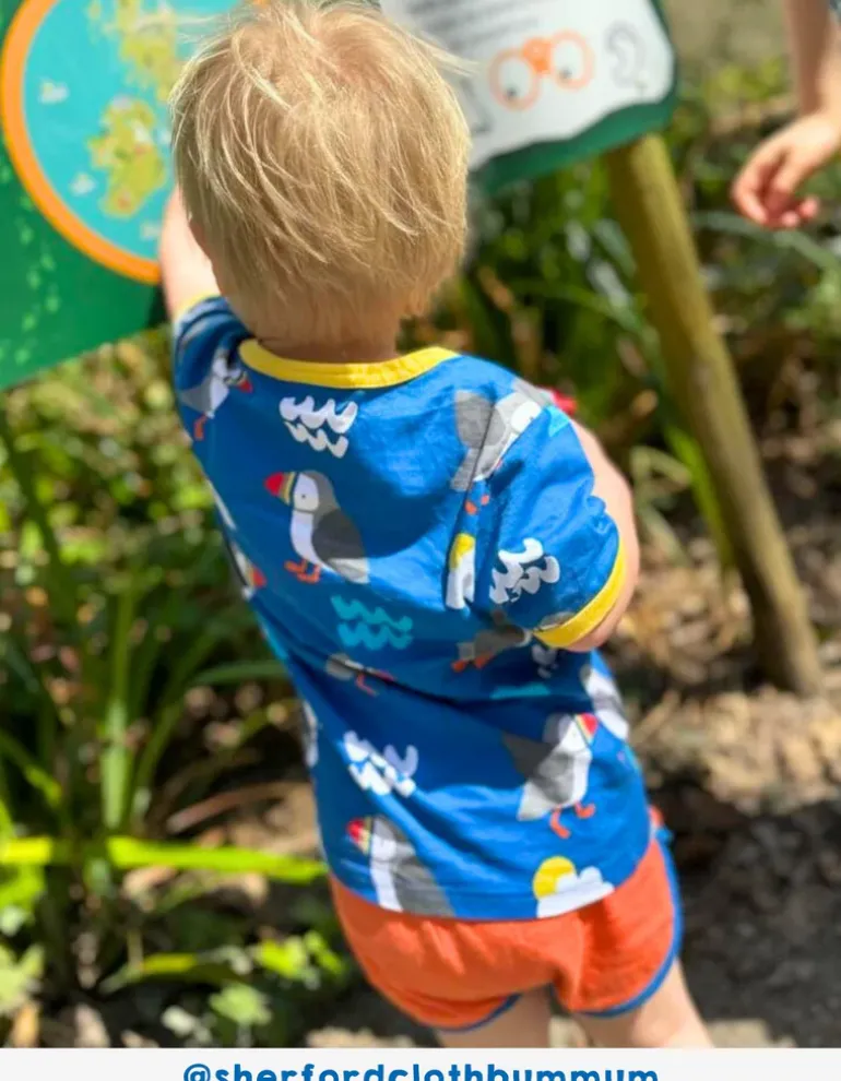 Organic Orange Running Shorts