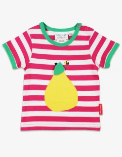Organic Pear Applique T-Shirt