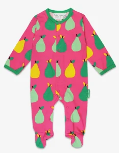 Organic Pear Print Babygrow