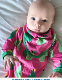Organic Pear Print Babygrow