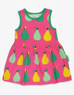 Organic Pear Print Summer Dress